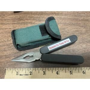 Barlow Stainless Yuasa Service Logo Hard Plastic Grip Multi-Tool Pliers